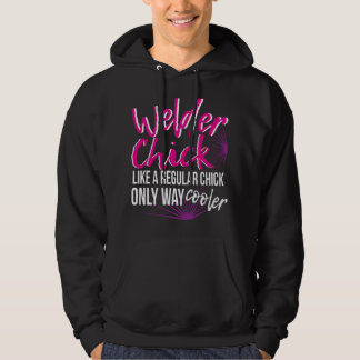 Veste À Capuche Welder Chick Women Mom Funny Welding Female Women