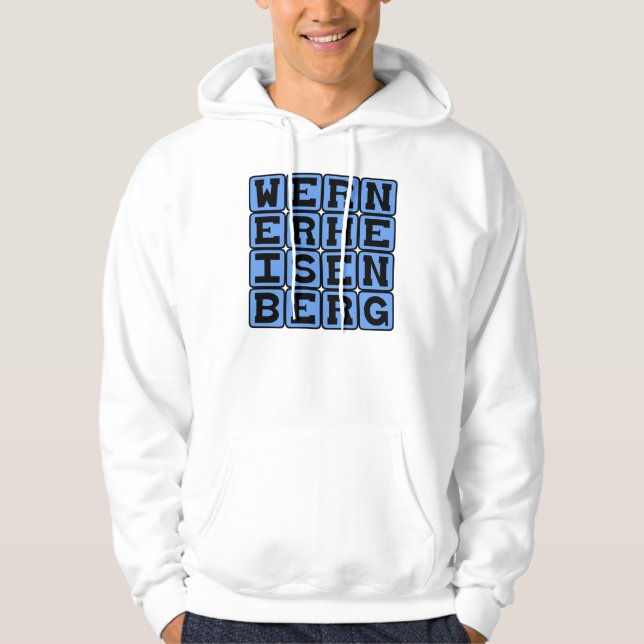 Veste À Capuche Werner Heisenberg, Principe d'incertitude (Devant)