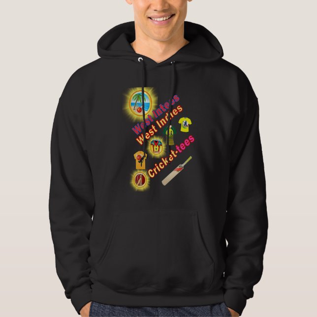 Veste À Capuche West Indies Cricket Tees TEES TOTES & PILLOWS teas (Devant)