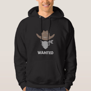Veste À Capuche Western Outlaw Cowboy Wanted