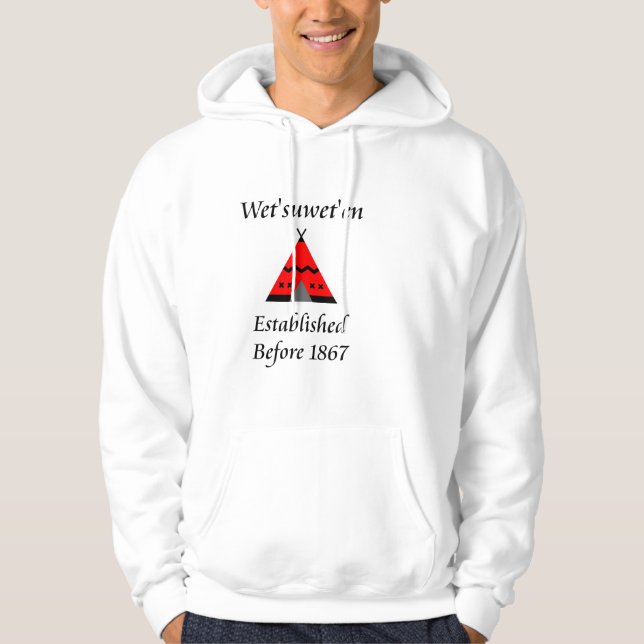 Veste À Capuche Wet'suwet'en Canada Établi Avant 1867 Teepee (Devant)