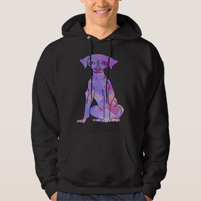 Veste À Capuche Whippet Coloré (Devant)