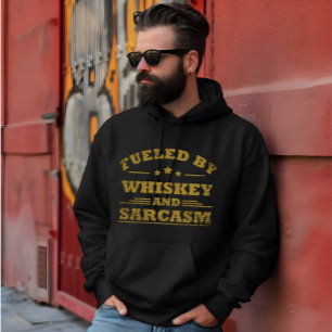 Veste À Capuche Whiskey cite d'amusants propos d'alcool
