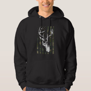 Veste À Capuche Whitetail Buck Deer Hunting USA Camouflage Amériqu