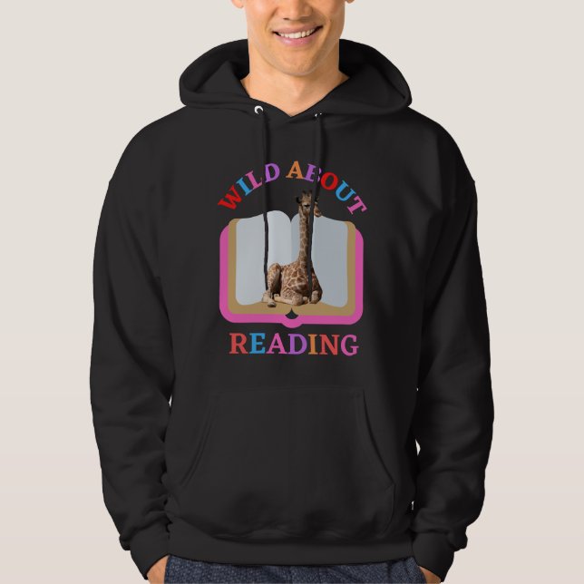 VESTE À CAPUCHE WILD À PROPOS DE LA LECTURE (Devant)