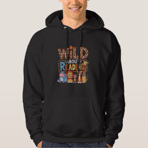 Veste À Capuche Wild À propos de la lecture des livres Lover Libra