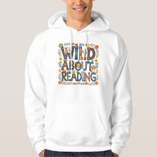 Veste À Capuche Wild About Reading Cute Jungle Animaux Livre Lover