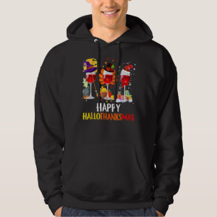 Veste À Capuche Wine Glasses Witch Santa Hat