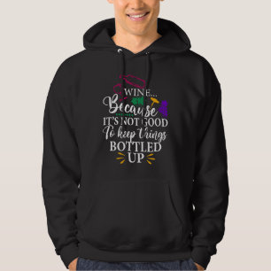Veste À Capuche Wine Sayes Meilleures Femmes Wine Gag Gif