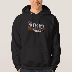 Veste À Capuche Witchy Octobre Vibes Vibes T-shirt Halloween Tee