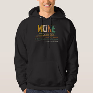 Veste À Capuche Woke Funny Définition Drôle Citation