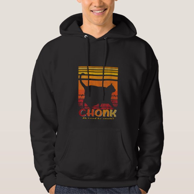 Veste À Capuche Womens Oh Lord He Coming Chonk Scale Chat Meme (Devant)