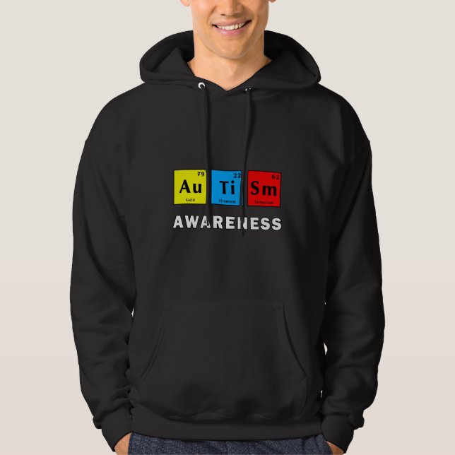 Veste À Capuche World Autism Awareness Day     (Devant)