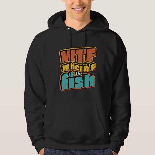 Veste À Capuche Wtf Où Est Le Poisson 1061 (Devant)