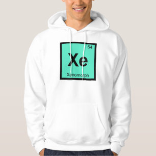 Veste À Capuche Xe - Symbole du tableau périodique de la chimie de