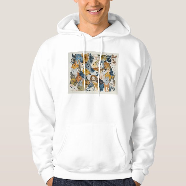 Veste À Capuche Yeux lumineux (Devant)