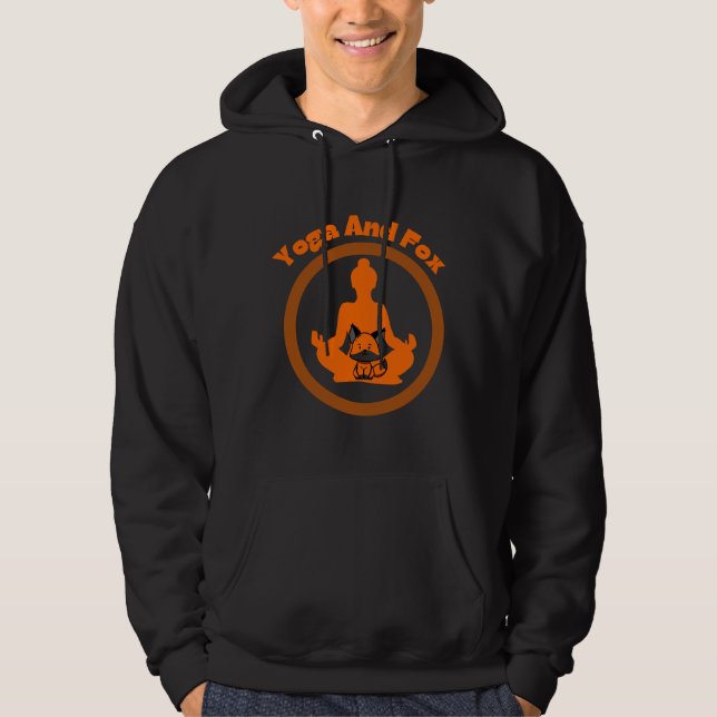 Veste À Capuche Yoga Et Renard (Devant)