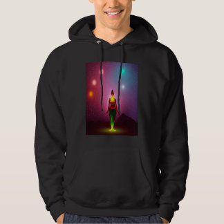 Veste À Capuche Yoga Girl Female Sun Salutation Meditation Chakra 