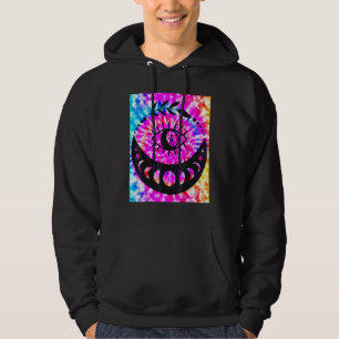 Veste À Capuche Yoga Namaste Lune Tie Dyé Bouddha Oeil