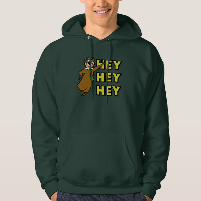 Veste À Capuche Yogi l'ours Hey Hey Hey (Devant)