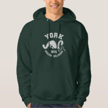 York Green Dragons 1976 Sweatshirt à capuchon - Ve