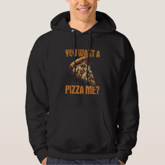 Veste À Capuche You want a Pizza Me   Pizza  Pun
