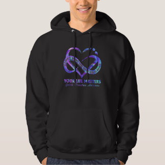 Veste À Capuche Your Life Matters Suicide Prevention Awareness