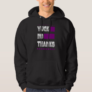 Veste À Capuche Yuck No Thanks Ace Symbole de la fierté sexuelle A