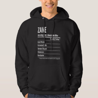 Veste À Capuche Zane Informations nutritionnelles Taille de porti