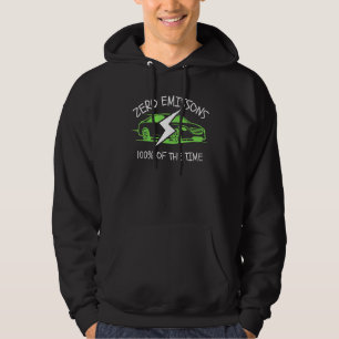 Veste À Capuche Zéro émission 100% du temps voiture EV électrique 
