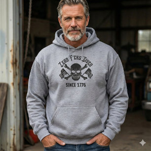 Veste À Capuche Zéro F*cks Donnés Depuis 1776 Sweatshirt à Capuche
