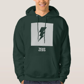 Veste À Capuche Zeus grec Mythologie Symbole de Dieu