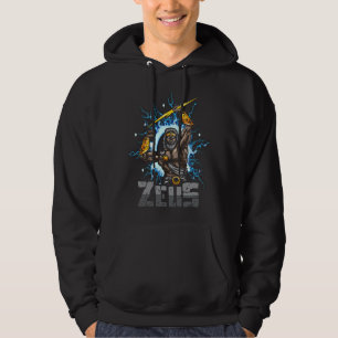 Veste À Capuche Zeus Mythologie Grecque Antique Dieu de la Foudre 