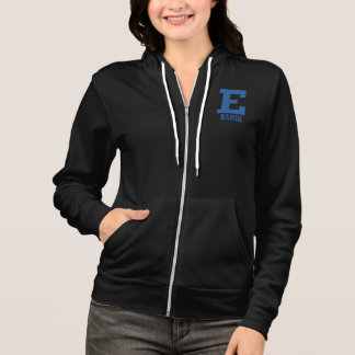 Veste À Capuche Zip noire pour femmes E-Bands
