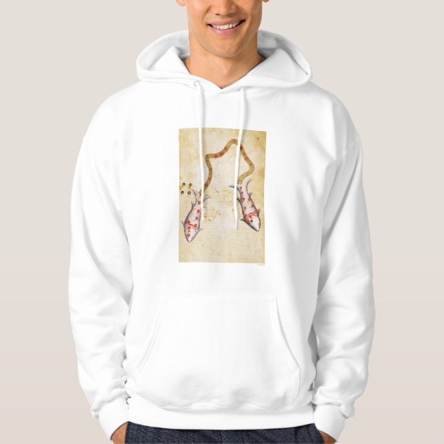 Veste À Capuche Zodiaque : Poissons, C1350 (Devant)