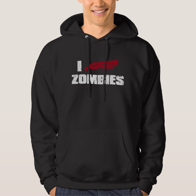 Veste À Capuche zombis du fusil de chasse i (Devant)