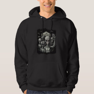Veste À Capuche Zone de selfie d'aliens OVNI Area 51 Photo de grou
