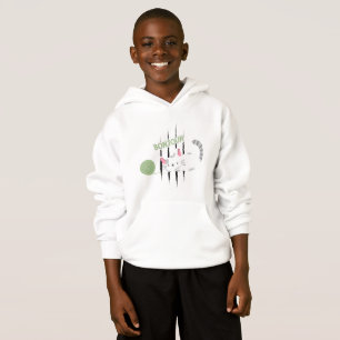Veste à capuchon pour enfants avec art botanique m