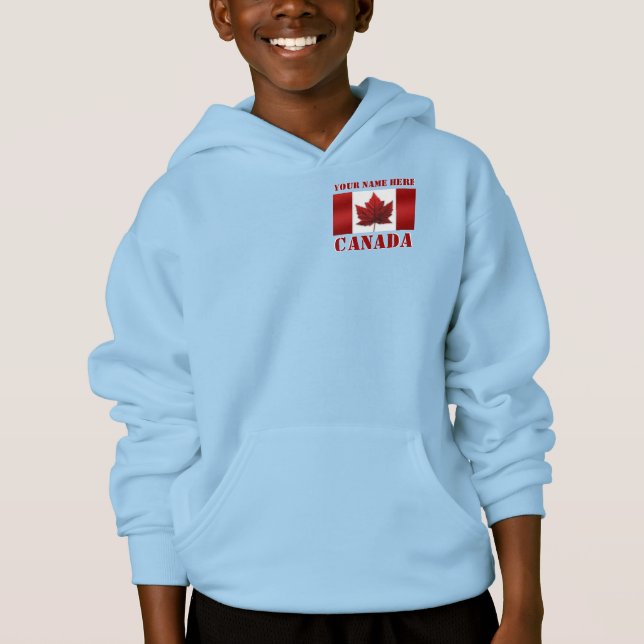 Veste Canada pour enfants Sweat à capuche personna (Devant)