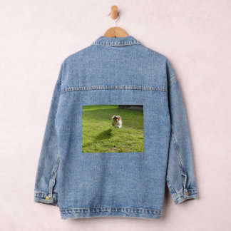 Veste Denim avec image Sheltie