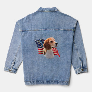 Veste Denim Beagle patriotique