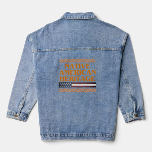 Veste Denim d'héritage amérindien