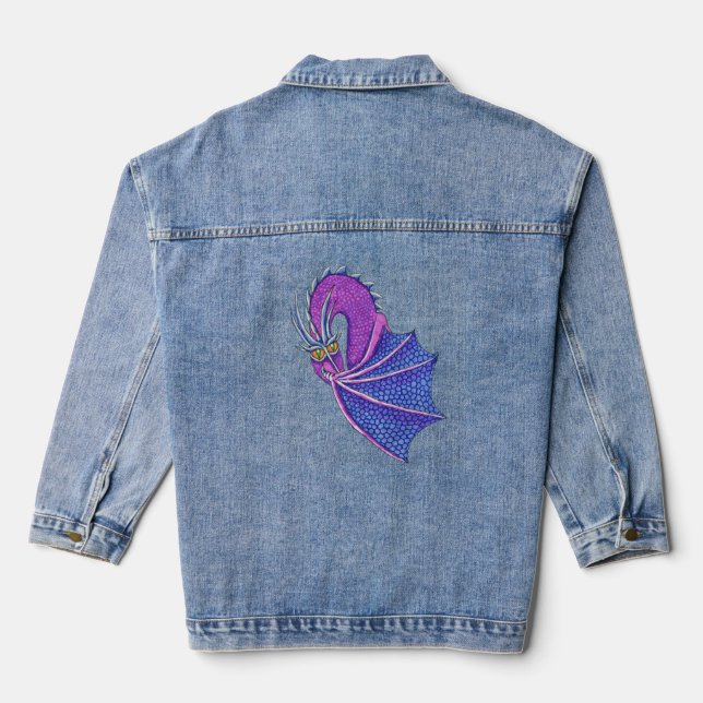Veste Denim, dragon timide (Verso)