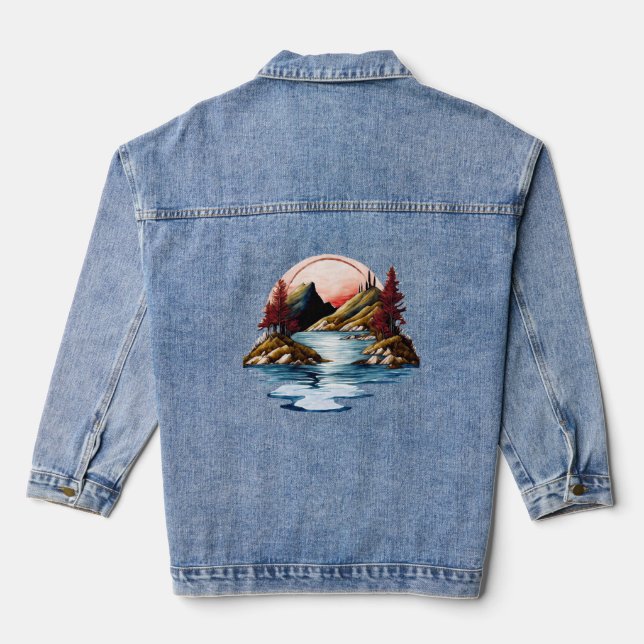 Veste Denim Dream Mountain (Verso)