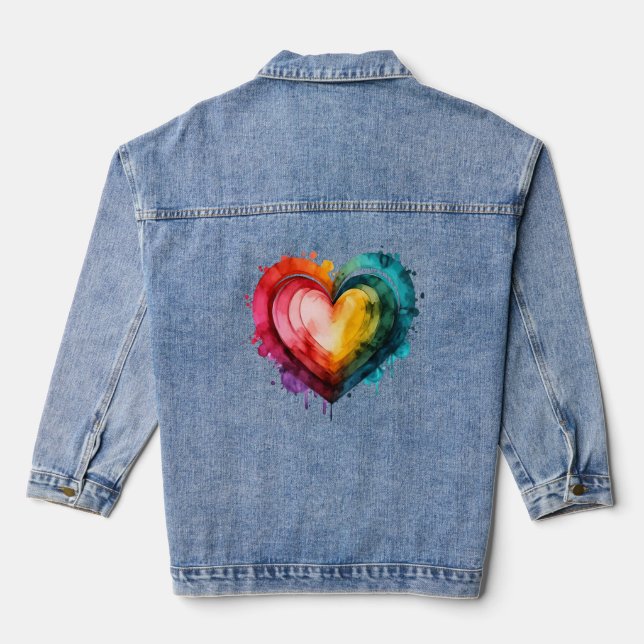 Veste Denim Femme (Jean Jacket) (Verso)