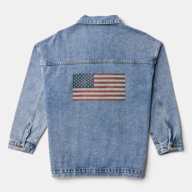 Veste Denim PATRIOTIC FLAG (Verso)