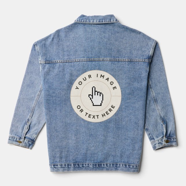 Veste Denim - Personnalisée (ajouter image/texte) (Verso)