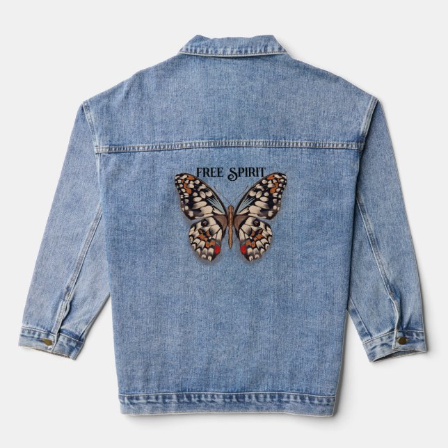 Veste Denim pour papillon Free Spirit (Verso)