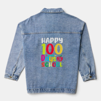 Veste En Jean 100 jours plus intelligent, 100 jours plus intelli