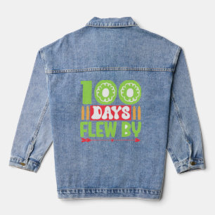 Veste En Jean 100 jours plus intelligent, 100 jours plus intelli